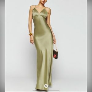 Reformation Maysen Silk Dress